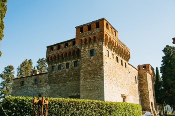 Mittelalterliche Burg in der Toskana